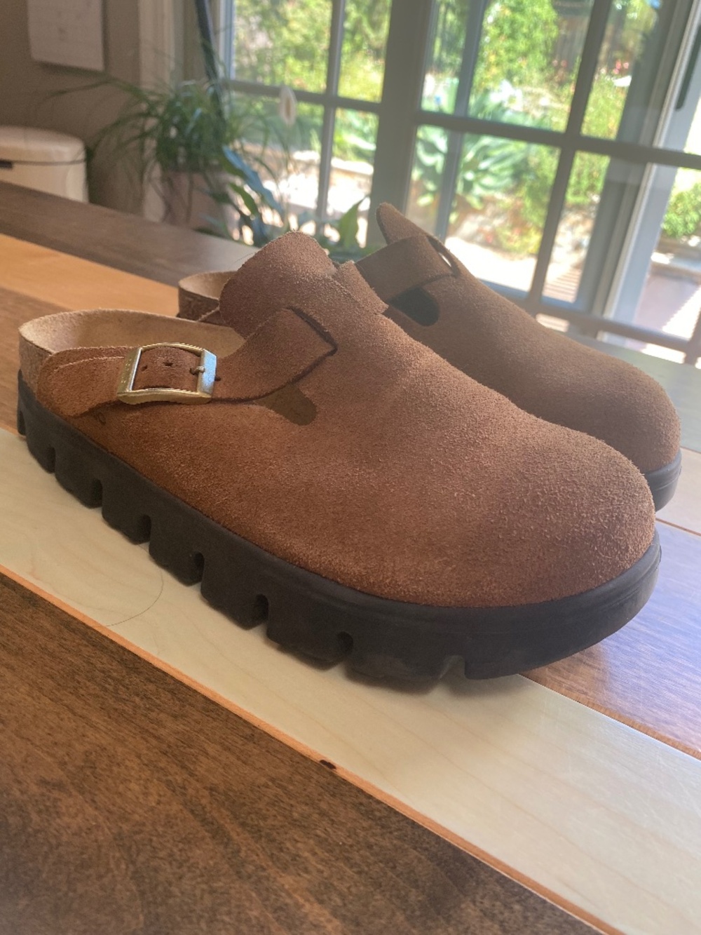 Boston Birkenstock Chunky Tea/Black
